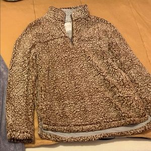 Altar’d State Fluffy Quarter Zip Pullover